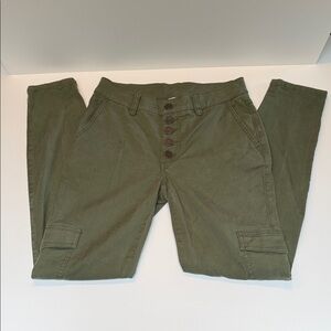 CAbi Cargo Button Fly Skinny Pants